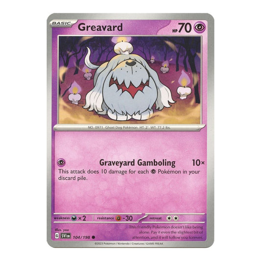 SV01: Scarlet & Violet Base Set (SVI) - Greavard 104 198 (#104/198) (Near Mint)