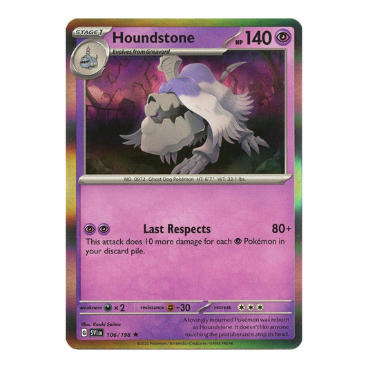 SV01: Scarlet & Violet Base Set (SVI) - Houndstone (#106/198) (Near Mint)