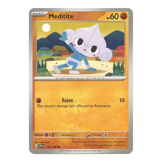 SV01: Scarlet & Violet Base Set (SVI) - Meditite 110 198 (#110/198)