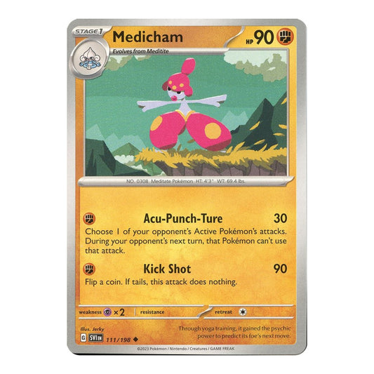 SV01: Scarlet & Violet Base Set (SVI) - Medicham 111 198 (#111/198) (Near Mint)
