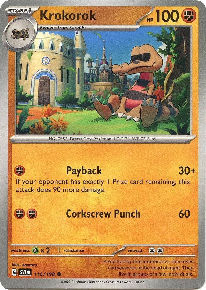 SV01: Scarlet & Violet Base Set (SVI) - Krokorok (#116/198, Common) ()