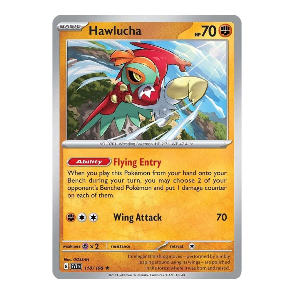 SV01: Scarlet & Violet Base Set (SVI) - Hawlucha (#118/198) (Near Mint)
