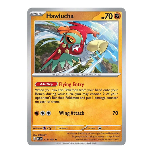 SV01: Scarlet & Violet Base Set (SVI) - Hawlucha (#118/198) (Near Mint)