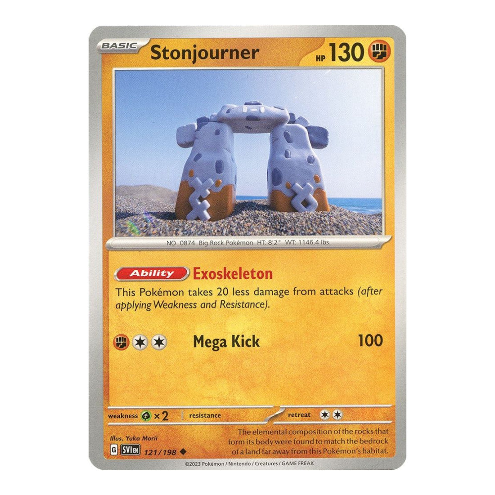 SV01: Scarlet & Violet Base Set (SVI) - Stonjourner (#121/198) (Near Mint)