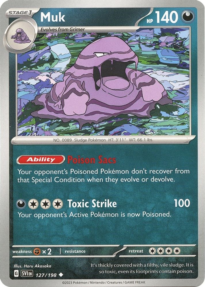 SV01: Scarlet & Violet Base Set (SVI) - Muk (#127/198, Uncommon) ()