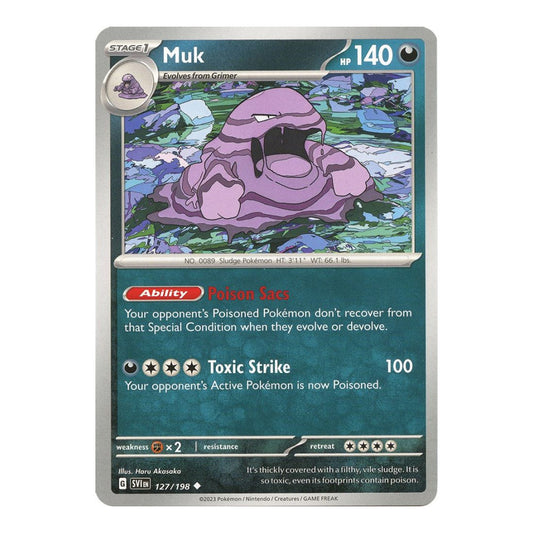 SV01: Scarlet & Violet Base Set (SVI) - Muk (#127/198) (Near Mint)