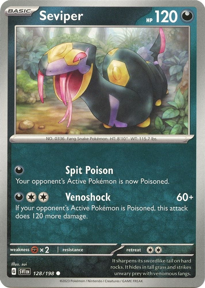 SV01: Scarlet & Violet Base Set (SVI) - Seviper (#128/198, Common) ()