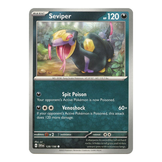 SV01: Scarlet & Violet Base Set (SVI) - Seviper (#128/198) (Near Mint)