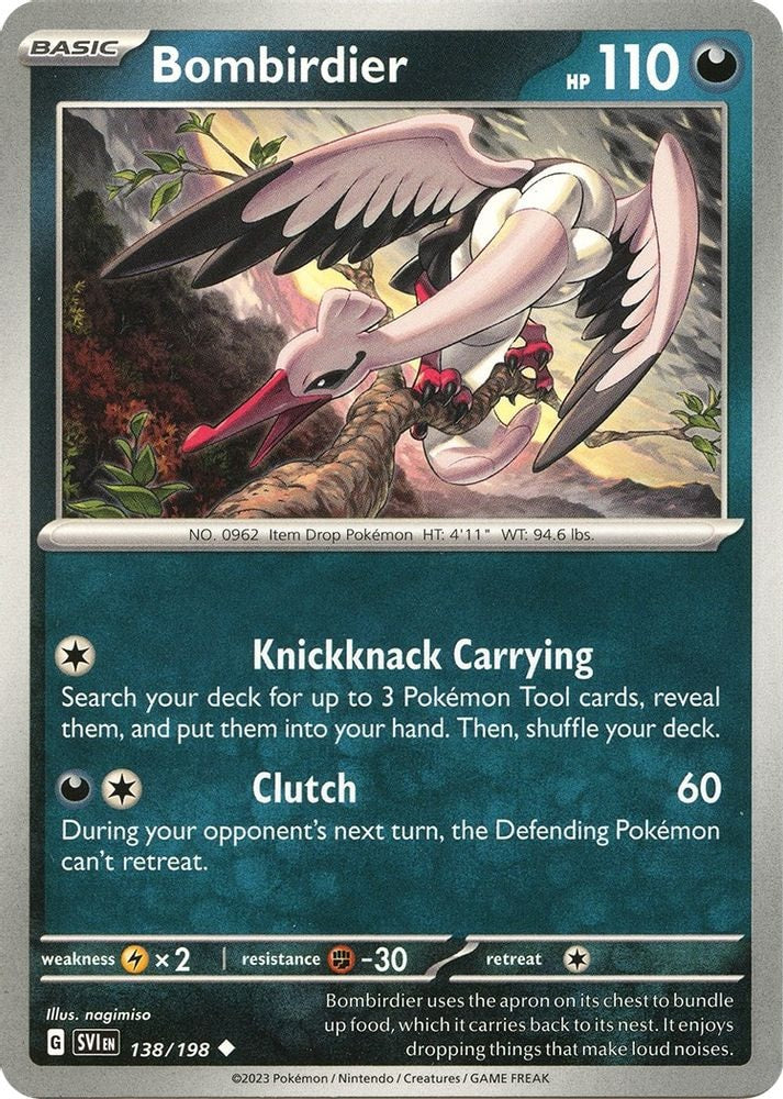 SV01: Scarlet & Violet Base Set (SVI) - Bombirdier - 138/198 (#138/198, Uncommon) ()