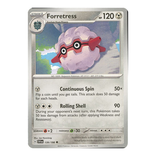SV01: Scarlet & Violet Base Set (SVI) - Forretress (#139/198) (Near Mint)