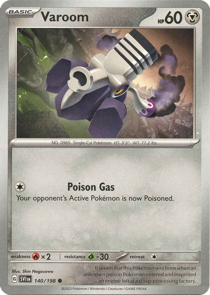 SV01: Scarlet & Violet Base Set (SVI) - Varoom - 140/198 (#140/198, Common) ()