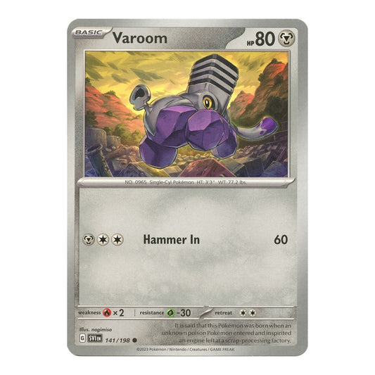 SV01: Scarlet & Violet Base Set (SVI) - Varoom 141 198 (#141/198) (Near Mint)