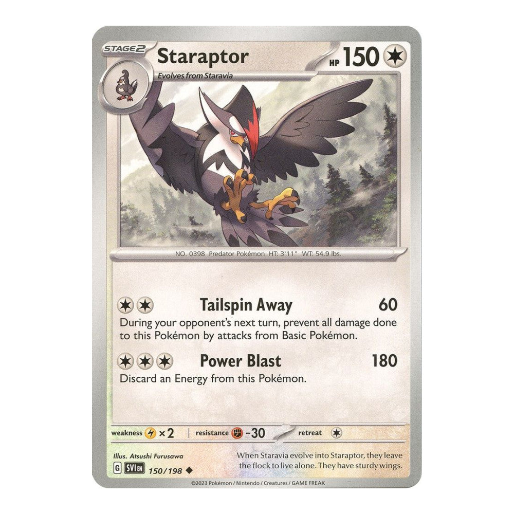 SV01: Scarlet & Violet Base Set (SVI) - Staraptor (#150/198) (Near Mint)