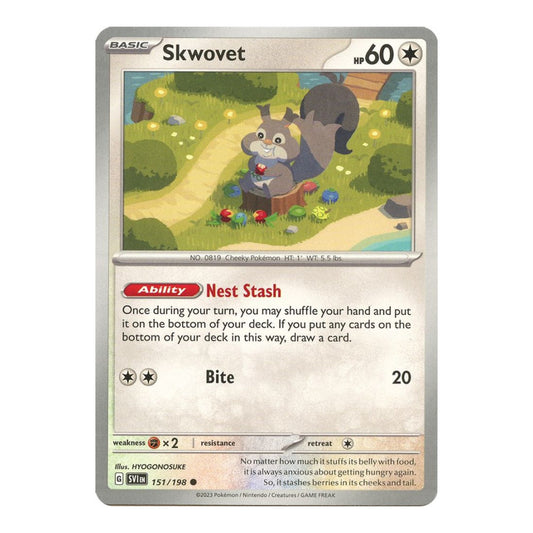 SV01: Scarlet & Violet Base Set (SVI) - Skwovet 151 198 (#151/198) (Near Mint)