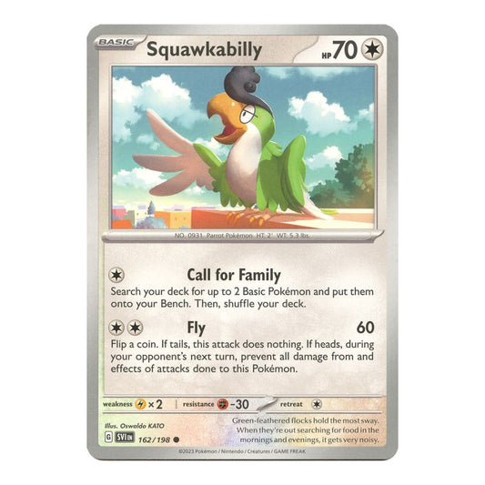 SV01: Scarlet & Violet Base Set (SVI) - Squawkabilly (#162/198) (Near Mint)