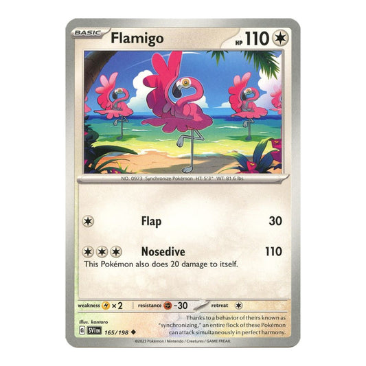 SV01: Scarlet & Violet Base Set (SVI) - Flamigo (#165/198) (Near Mint)
