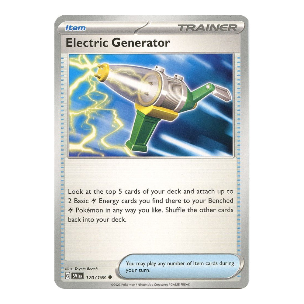 SV01: Scarlet & Violet Base Set (SVI) - Electric Generator (#170/198)