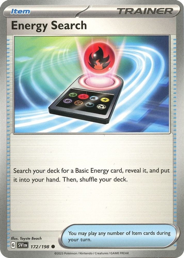SV01: Scarlet & Violet Base Set (SVI) - Energy Search (#172/198, Common) ()