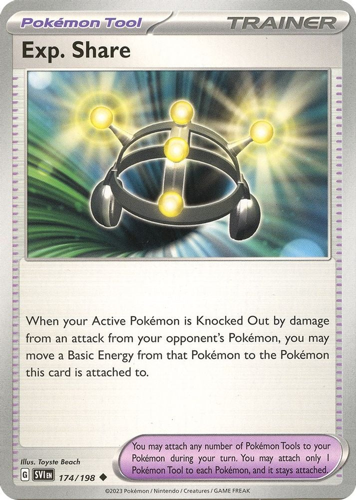 SV01: Scarlet & Violet Base Set (SVI) - Exp. Share (#174/198, Uncommon) ()