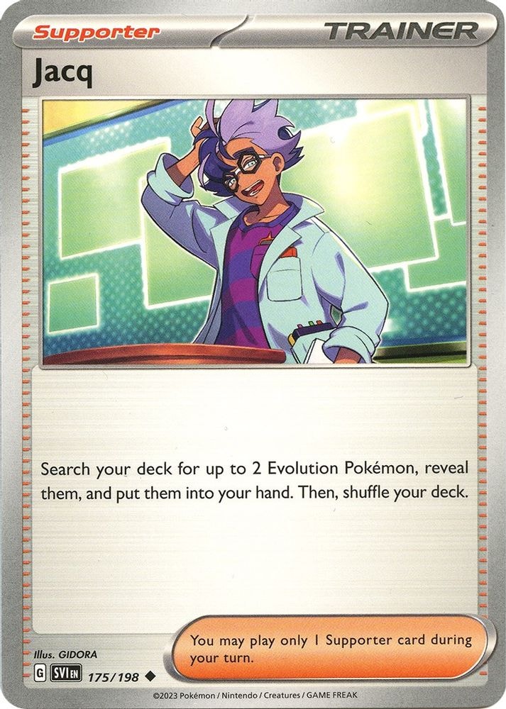 SV01: Scarlet & Violet Base Set (SVI) - Jacq - 175/198 (#175/198, Uncommon) ()