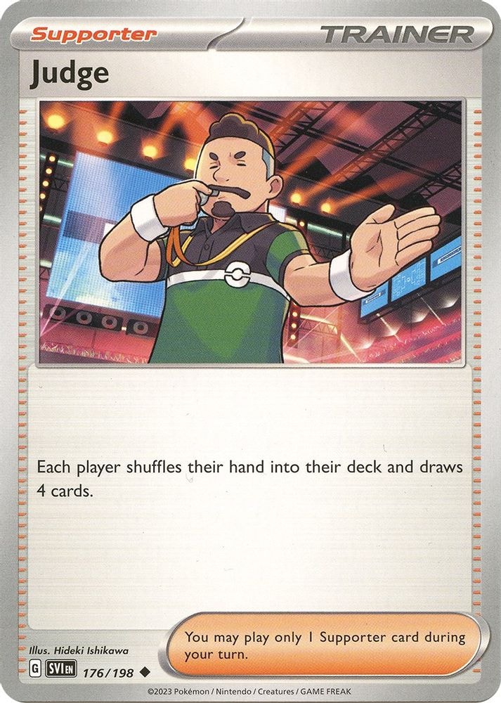 SV01: Scarlet & Violet Base Set (SVI) - Judge (#176/198, Uncommon) ()