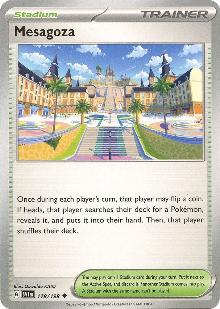 SV01: Scarlet & Violet Base Set (SVI) - Mesagoza - 178/198 (#178/198, Uncommon) ()