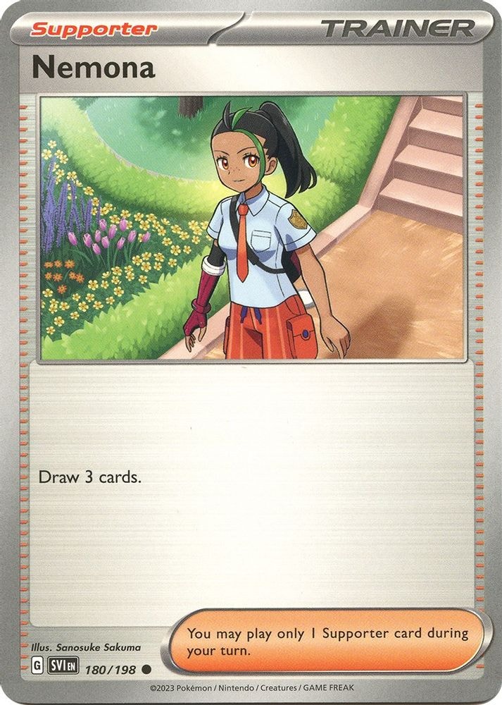 SV01: Scarlet & Violet Base Set (SVI) - Nemona (#180/198, Common) ()