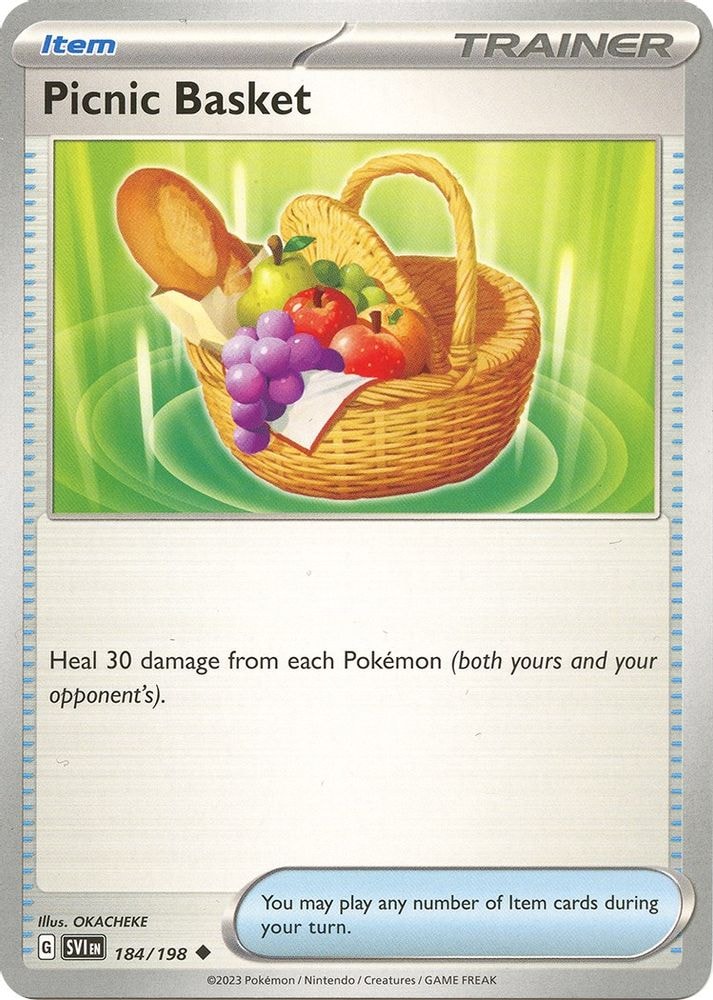 SV01: Scarlet & Violet Base Set (SVI) - Picnic Basket (#184/198, Uncommon) ()