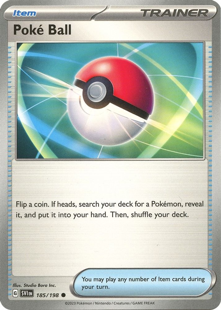 SV01: Scarlet & Violet Base Set (SVI) - Poke Ball (#185/198, Common) ()