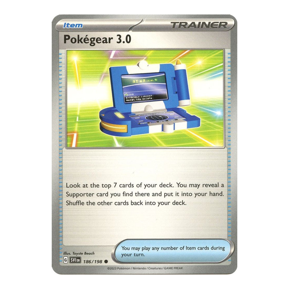 SV01: Scarlet & Violet Base Set (SVI) - Pokegear 3.0 (#186/198) (Near Mint)