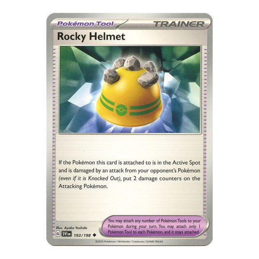 SV01: Scarlet & Violet Base Set (SVI) - Rocky Helmet (#193/198) (Near Mint)