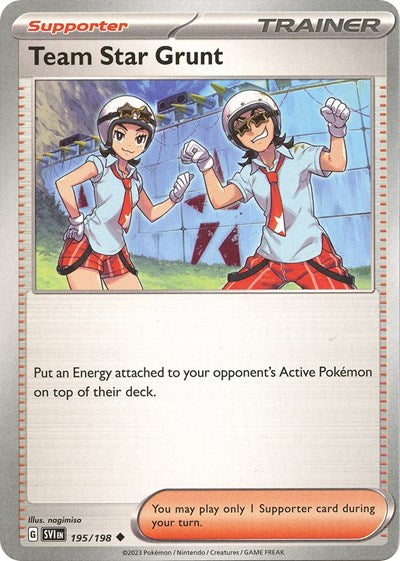SV01: Scarlet & Violet Base Set (SVI) - Team Star Grunt - 195/198 (#195/198, Uncommon) ()