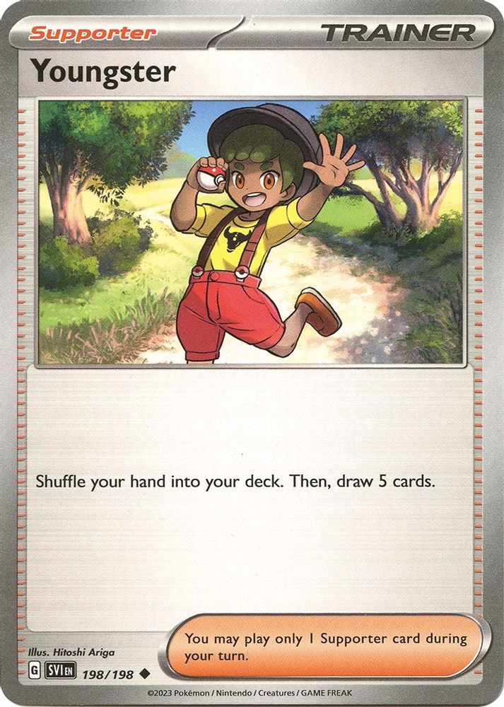 SV01: Scarlet & Violet Base Set (SVI) - Youngster (#198/198, Uncommon) ()