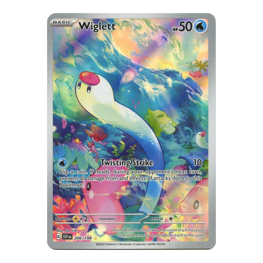 SV01: Scarlet & Violet Base Set (SVI) - Wiglett 206 198 (#206/198) (Near Mint)
