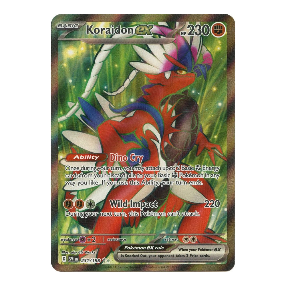 SV01: Scarlet & Violet Base Set (SVI) - Koraidon ex 231 198 (#231/198) (Near Mint)