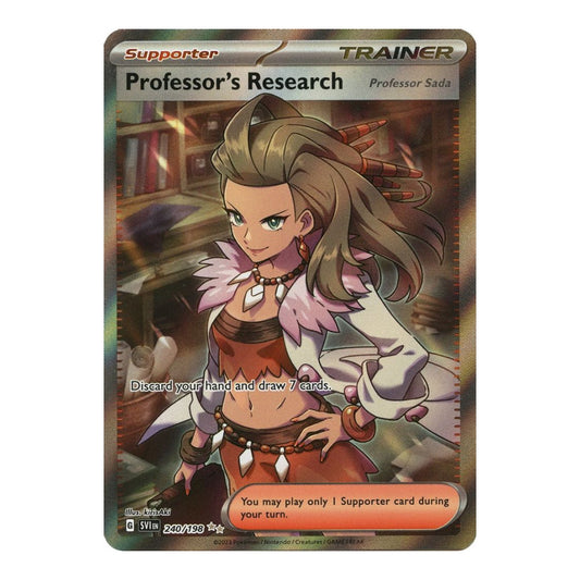 SV01: Scarlet & Violet Base Set (SVI) - Professors Research Professor Sada 240 198 (#240/198) (Near Mint)