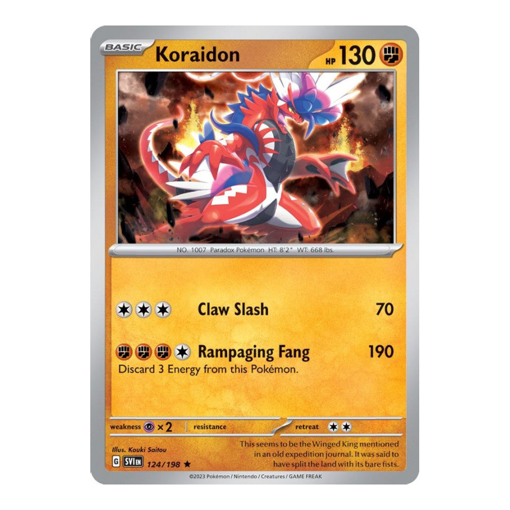 Deck Exclusives (PR) - Koraidon - 124/198 (#124/198) (Near Mint)