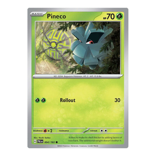 SV02: Paldea Evolved (PAL) - Pineco (#004/193) (Near Mint)