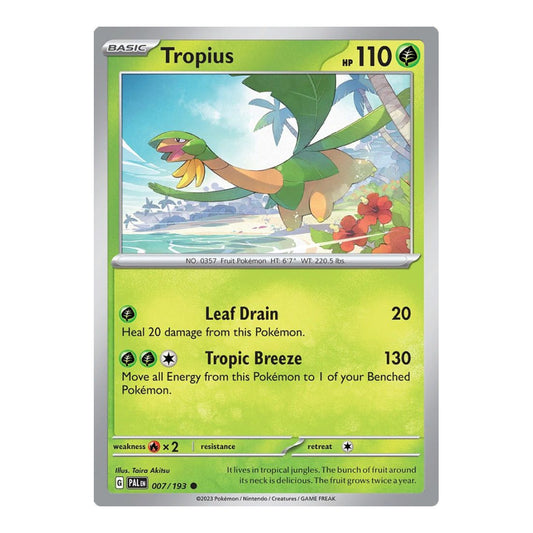 SV02: Paldea Evolved (PAL) - Tropius 007 193 (#007/193) (Near Mint)