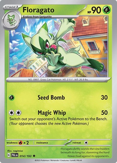 SV02: Paldea Evolved (PAL) - Floragato - 014/193 (#014/193, Uncommon) ()