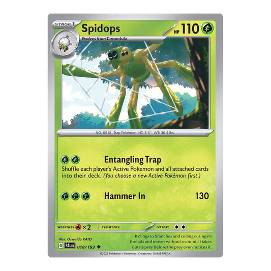 SV02: Paldea Evolved (PAL) - Spidops (#018/193) (Near Mint)