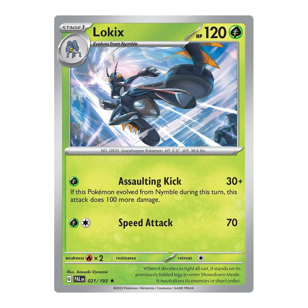 SV02: Paldea Evolved (PAL) - Lokix (#021/193) (Near Mint)