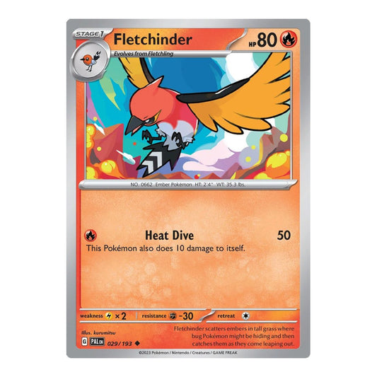 SV02: Paldea Evolved (PAL) - Fletchinder 029 193 (#029/193) (Near Mint)