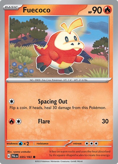 SV02: Paldea Evolved (PAL) - Fuecoco - 035/193 (#035/193, Common) ()