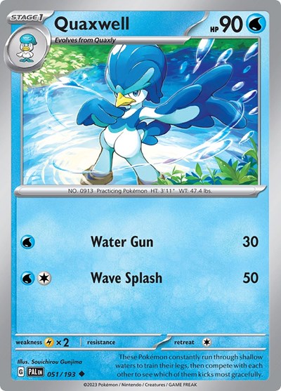 SV02: Paldea Evolved (PAL) - Quaxwell - 051/193 (#051/193, Uncommon) ()