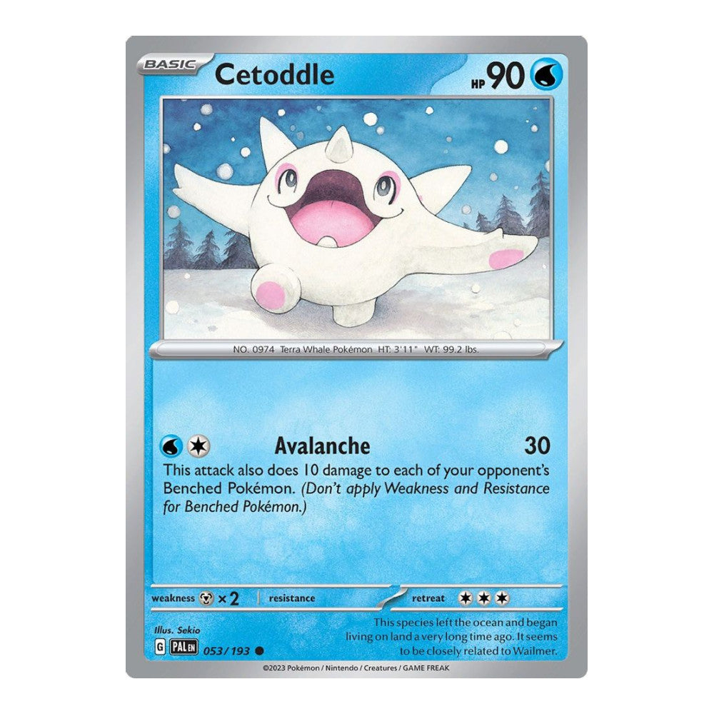 SV02: Paldea Evolved (PAL) - Cetoddle 053 193 (#053/193)