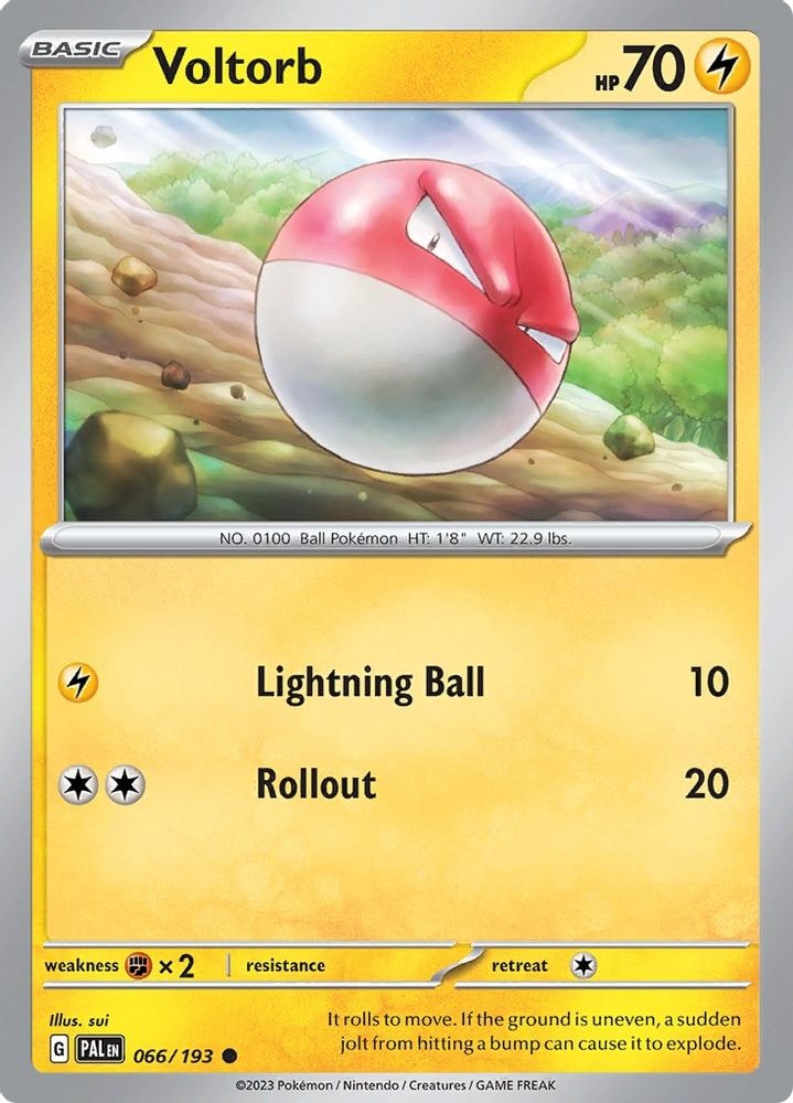 SV02: Paldea Evolved (PAL) - Voltorb (#066/193, Common) ()