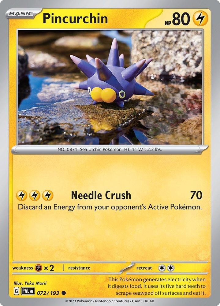 SV02: Paldea Evolved (PAL) - Pincurchin - 072/193 (#072/193, Common) ()