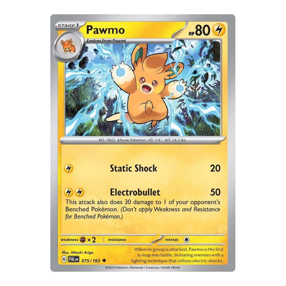 SV02: Paldea Evolved (PAL) - Pawmo (#075/193) (Near Mint)