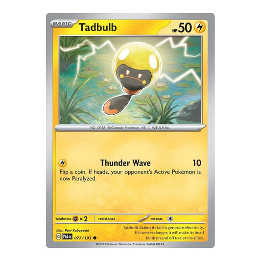 SV02: Paldea Evolved (PAL) - Tadbulb 077 193 (#077/193) (Near Mint)